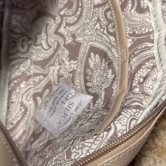 Bella Russo Crossbody/Shoulder Bag with Chain Strap Elegant Mauve Colors NWT - Picture 7 of 16